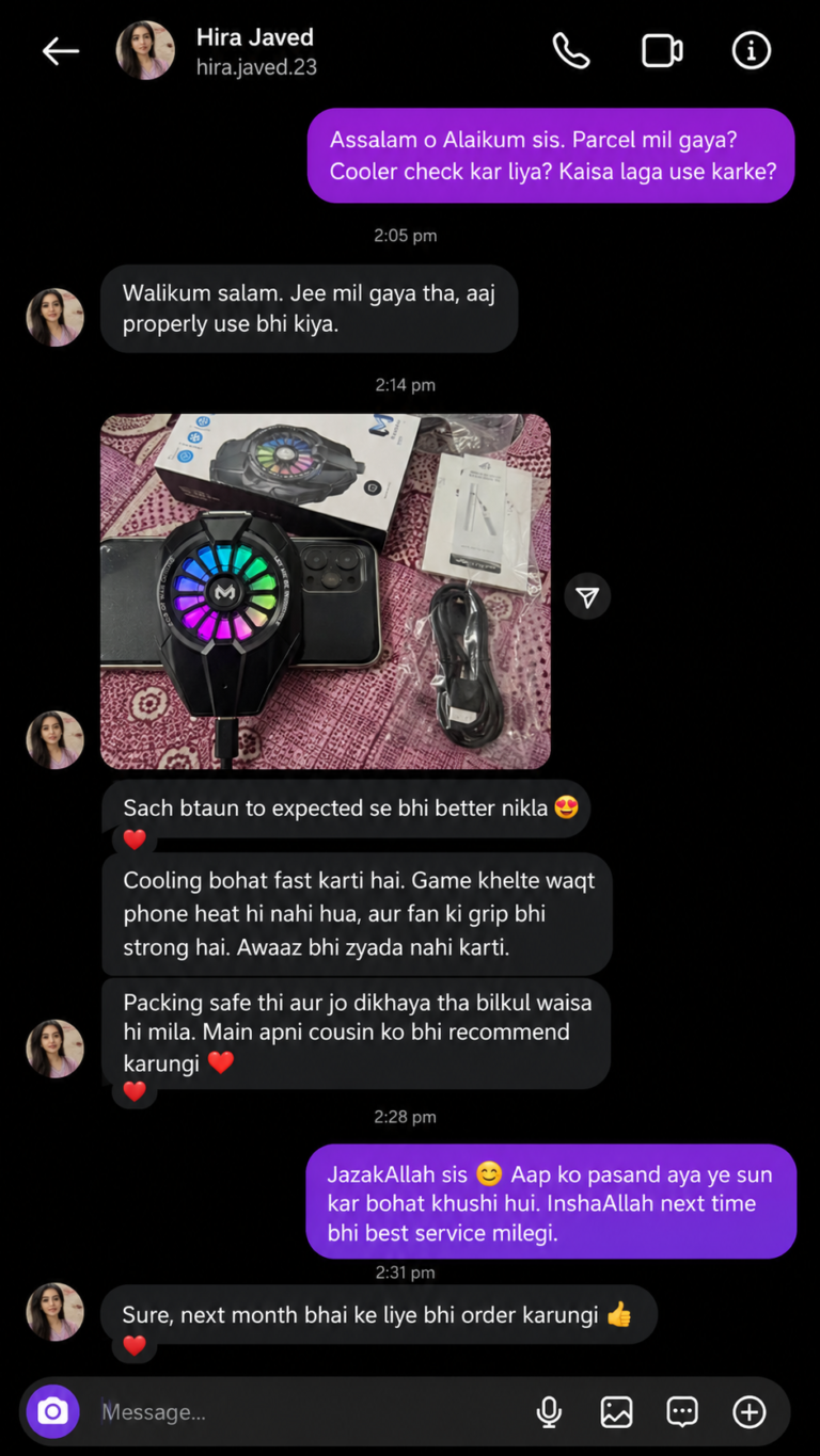 Customer review image