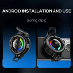 Wireless MEMO CX19 Magnetic Phone Cooler with Wireless Charging | RGB Semiconductor Radiator